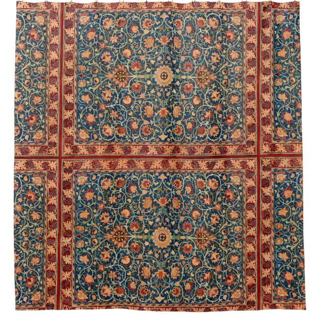 Holland Park Design (by William Morris) Shower Curtain (Front)