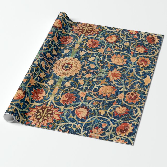 Holland Park William Morris Wrapping Paper (Unrolled)