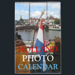 Holland Photo Wall Calendar<br><div class="desc">Holland Photos Calendar 2016 with beautiful Dutch landscape photography on every month from January - December of your choosen year. This Holland calendar makes a very special Holland gift for people from Dutch heritage/ decent or a great Holland souvenir calendar gift from the country of Holland, The Netherlands to hang...</div>