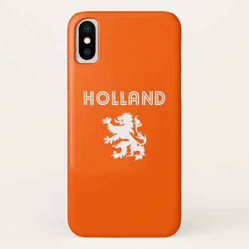 Holland Retro iPhone X Case