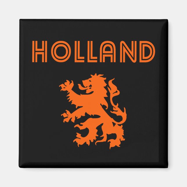 Holland Retro Magnet (Front)