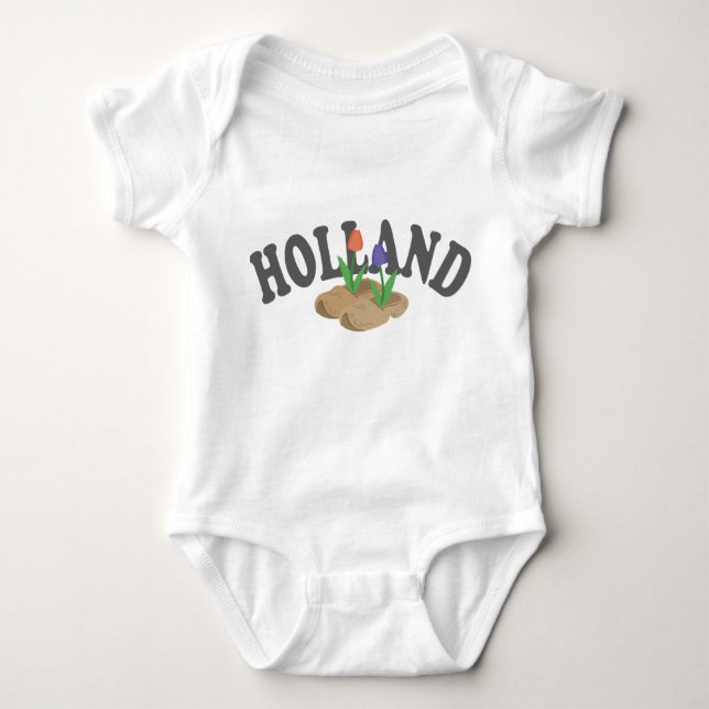 Holland Shoes Baby Bodysuit (Front)