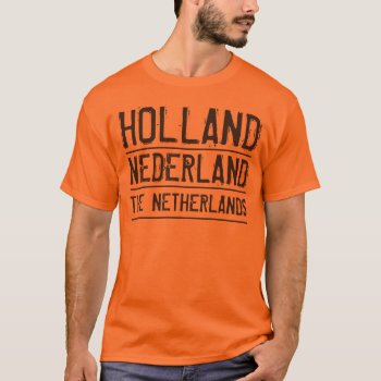 Holland T-shirt by Almrausch at Zazzle
