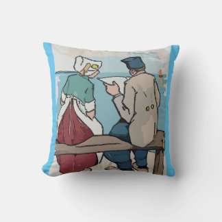 Holland Travel, Dutch Couple Throw Pillow