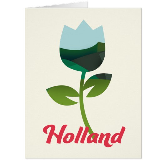 Holland Tulip Vacation art Cards (Front)