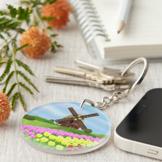 Holland Tulips Keychain