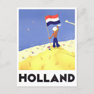 Holland vintage travel Postcard