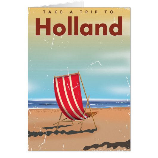 Holland vintage travel poster (Front)