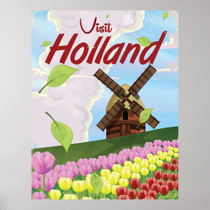 Holland vintage travel poster | Zazzle