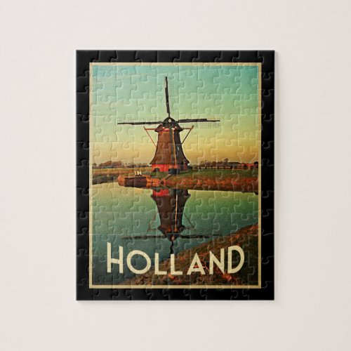 Holland Windmill Jigsaw Puzzle