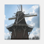 Holland Windmill Silhouette Fridge Magnet
