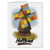 Holland windmill travel poster (Front)