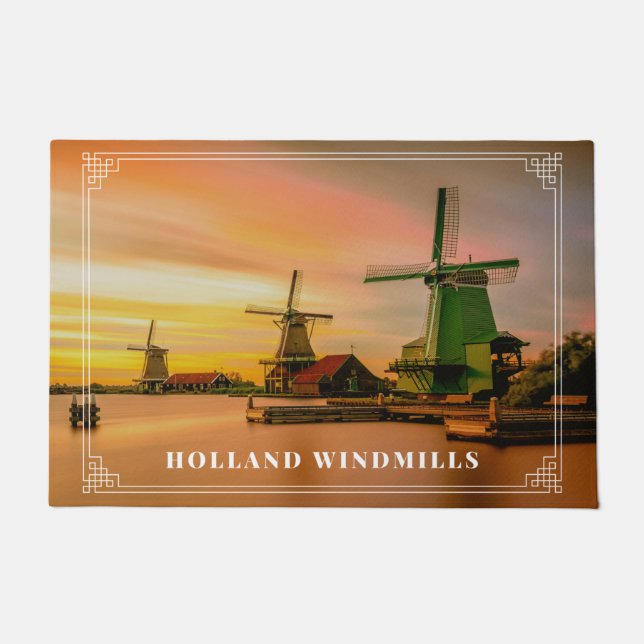 Holland windmills  doormat (Front)