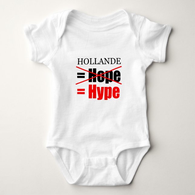 Hollande Not Hope but Hype Baby bodysuit 1 (Front)