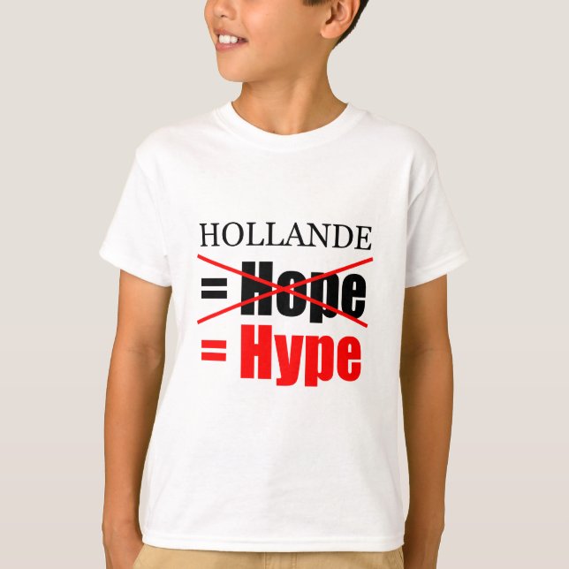 Hollande Not Hope but Hype Kids Tee (Front)