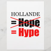 Hollande Not Hope but Hype - Letterhead (Front)
