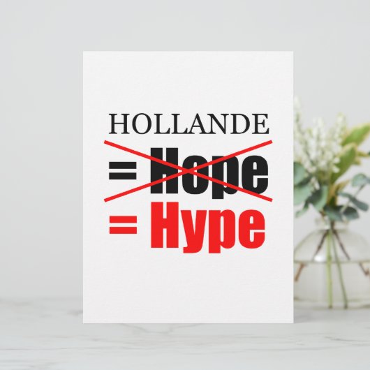 Hollande Not Hope but Hype - Letterhead (Standing Front)