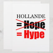Hollande Not Hope but Hype - Letterhead (Front/Back)