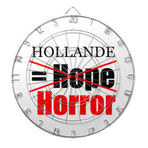 Hollande Not Hope = Horror - Dartboard