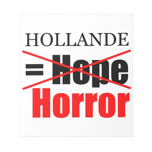 Hollande Not Hope  Horror _ notepad