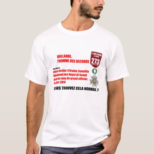 Hollande Record Legions dHonneur 2 T_Shirt