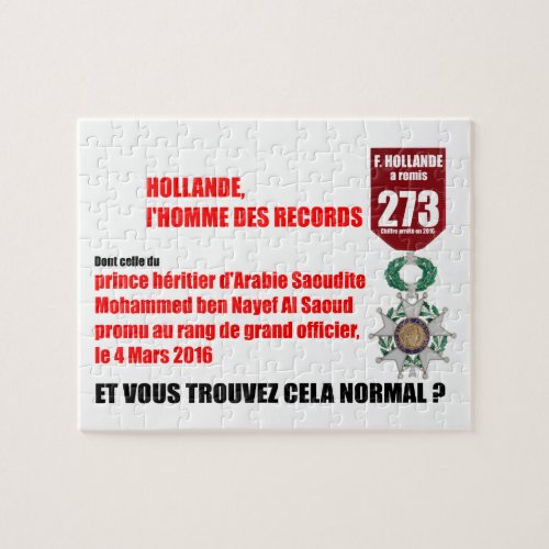 Hollande Record Legions dHonneur _ Puzzle