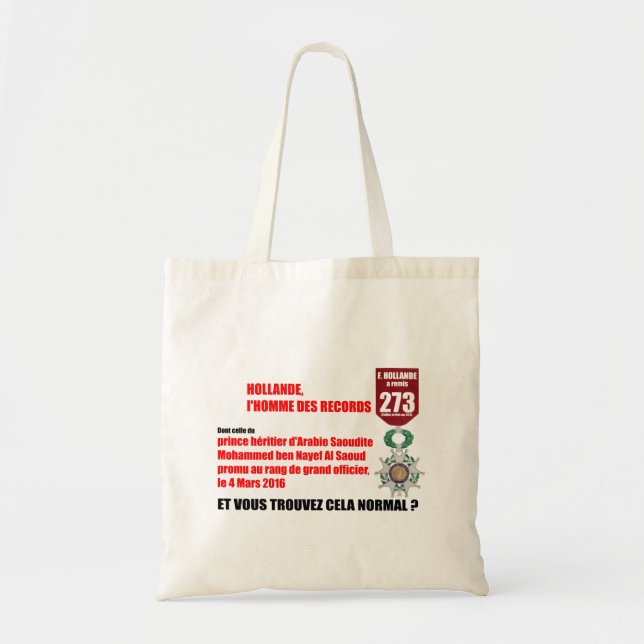 Hollande Record Legions d'Honneur - Tote Bag (Front)