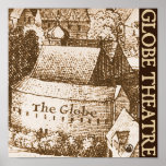 Hollar's Globe Theater Poster