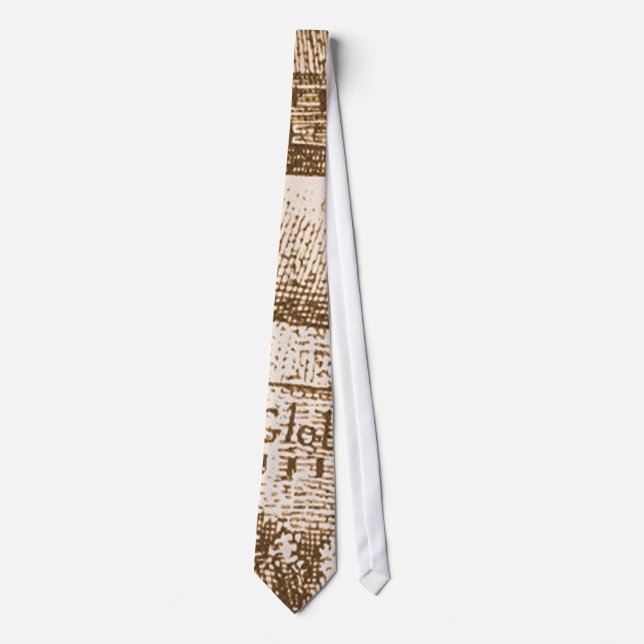 Hollar's Globe Theatre Neck Tie (Front)