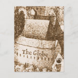 Hollar's Globe Theatre Postcard