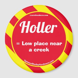 Holler Red/Yellow Magnet