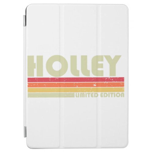 HOLLEY Surname Funny Retro Vintage 80s 90s Birthda iPad Air Cover