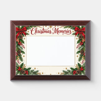 hollidays photo frame award plaque