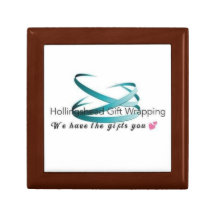 Hollingshead Gift Wrapping Wooden Jewelry Box