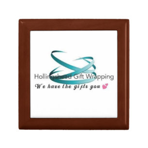 Hollingshead Gift Wrapping Wooden Jewelry Box