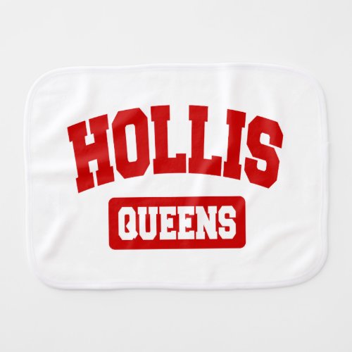 Hollis Queens NYC Baby Burp Cloth