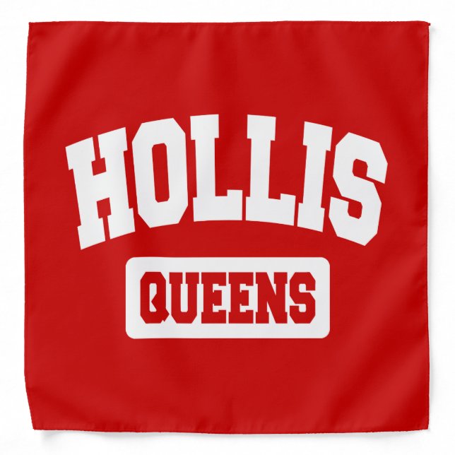 Hollis, Queens, NYC Bandana (Front)