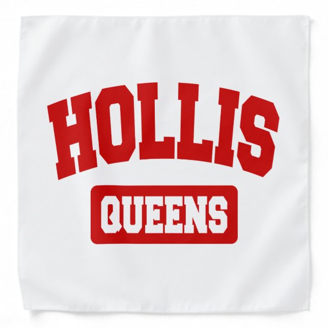 Hollis, Queens, NYC Bandana (Front)
