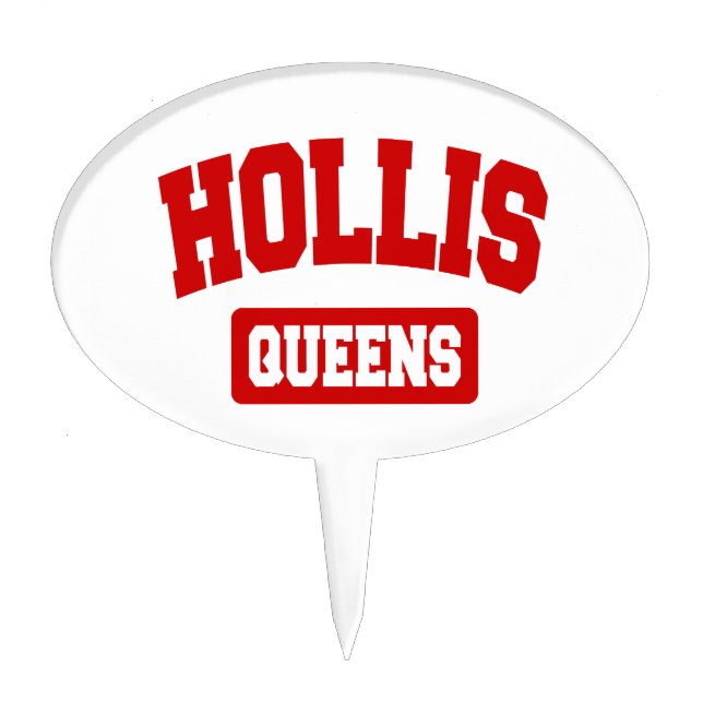 Hollis, Queens, NYC Cake Topper (Front)