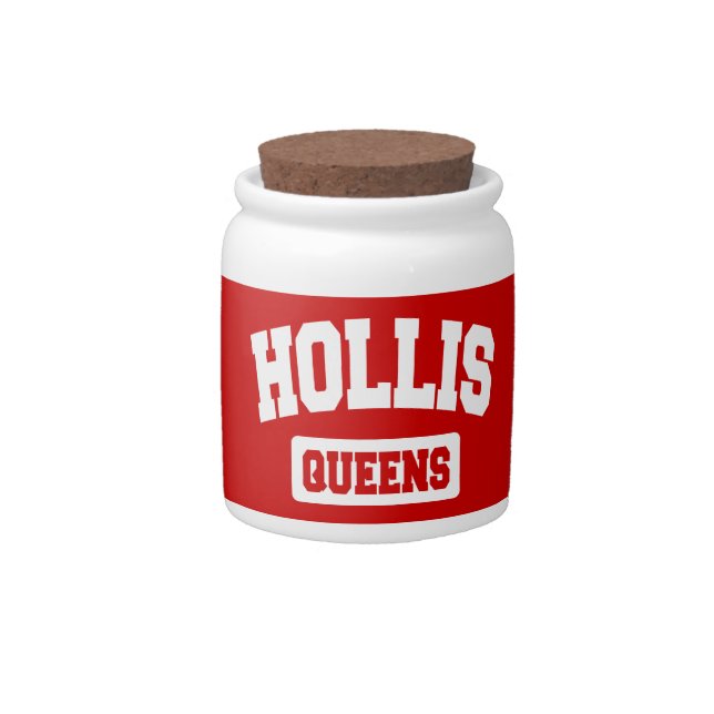 Hollis, Queens, NYC Candy Jar (Front)