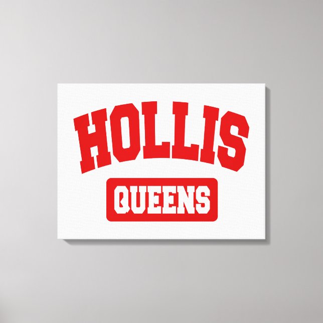 Hollis, Queens, NYC Canvas Print (Front)