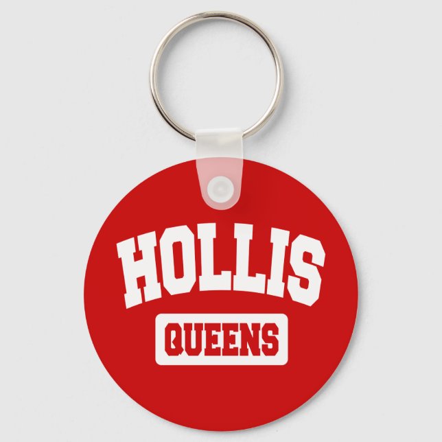 Hollis, Queens, NYC Keychain (Front)