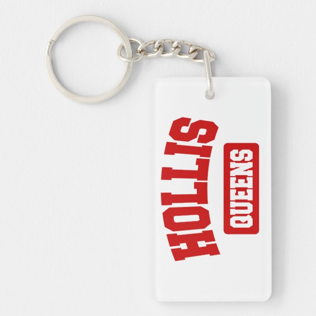 Hollis, Queens, NYC Keychain (Front)