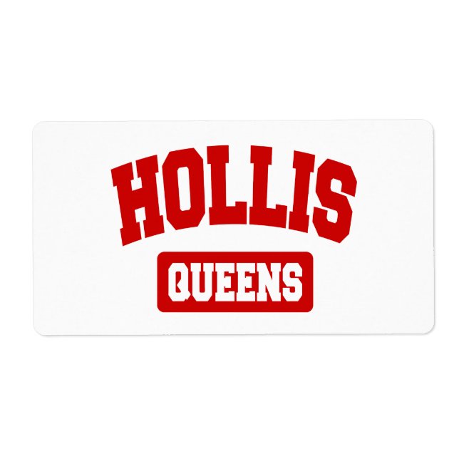 Hollis, Queens, NYC Label (Front)