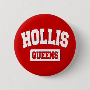 Hollis, Queens, NYC Pinback Button