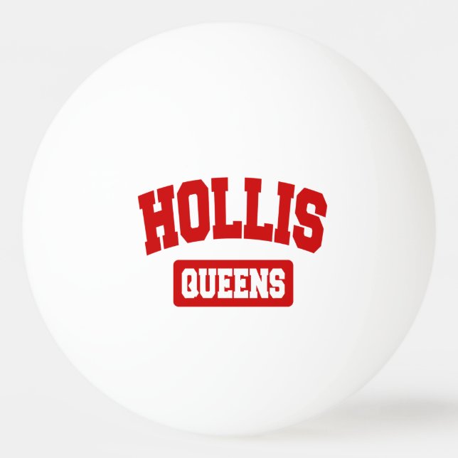 Hollis, Queens, NYC Ping-Pong Ball (Front)