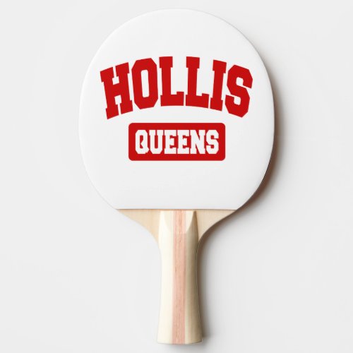 Hollis Queens NYC Ping_Pong Paddle