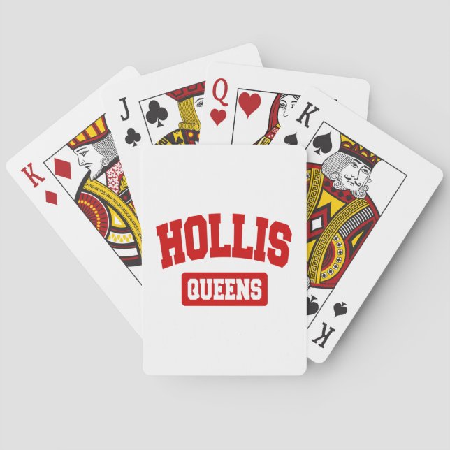 Hollis, Queens, NYC Poker Cards (Back)