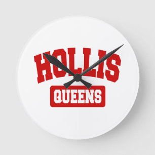 Hollis, Queens, NYC Round Clock