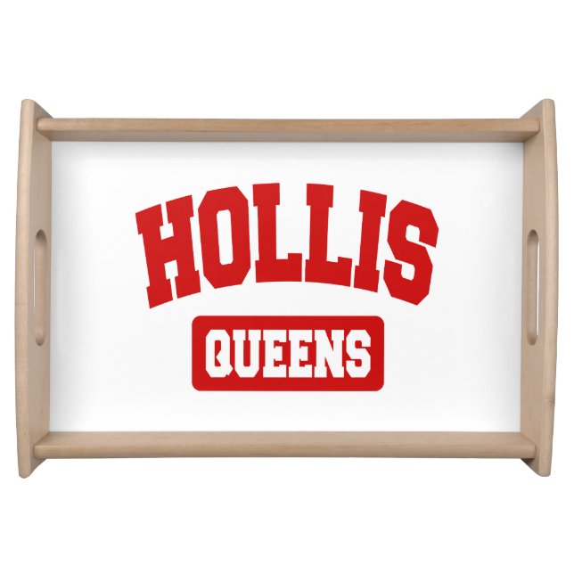 Hollis, Queens, NYC Serving Tray (Front)